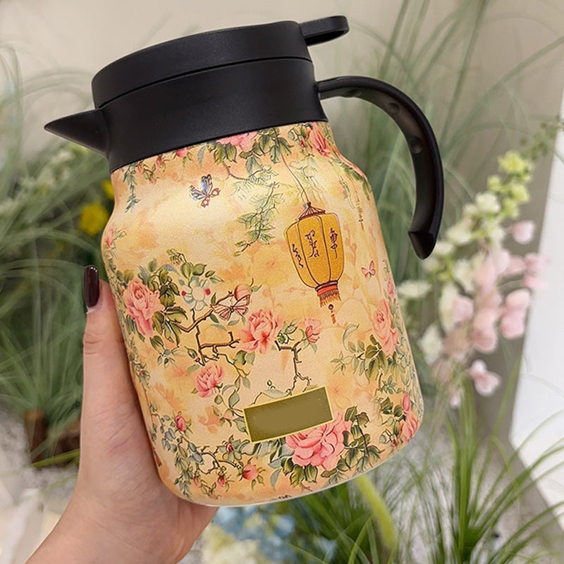 🍵Τσαγιέρα κενού αέρος 1000 ml με σουρωτήρι-SI