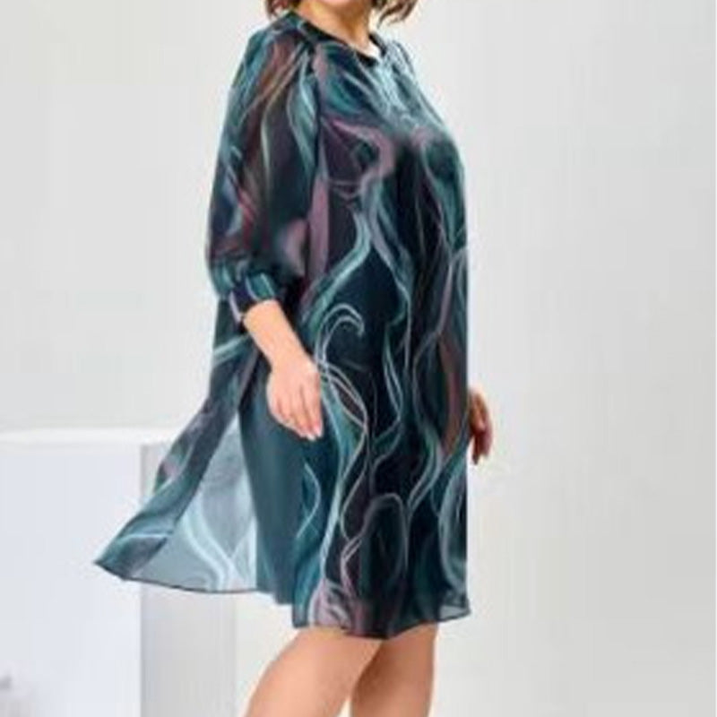 👗Kvėpuojanti laisva suknelė modernioms moterims-LT