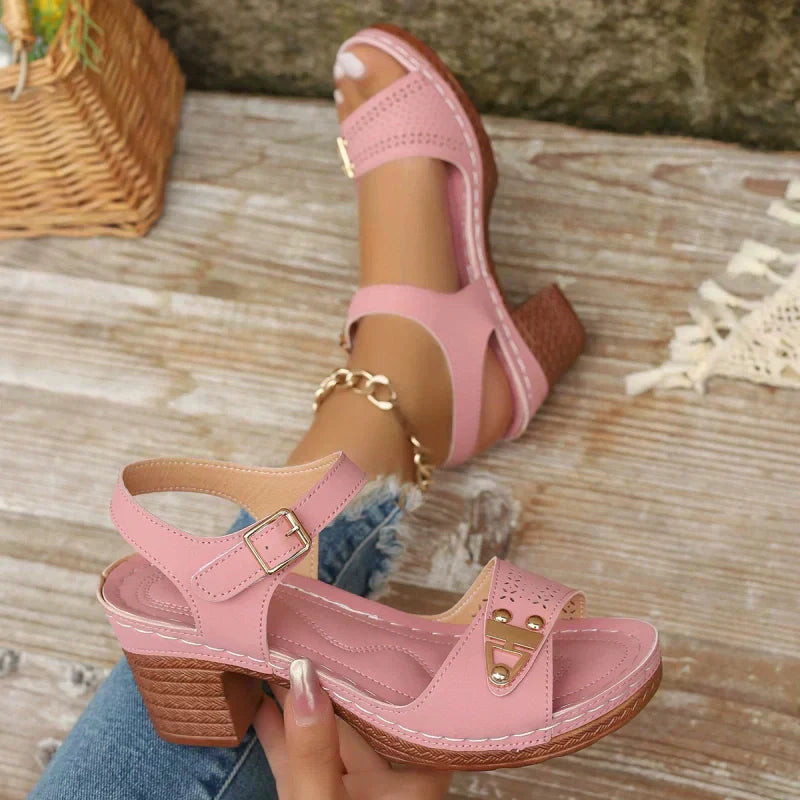 【EU 36-43】👡 Vasaros γυναικεία παπούτσια aukstakulniai sandalai-LT