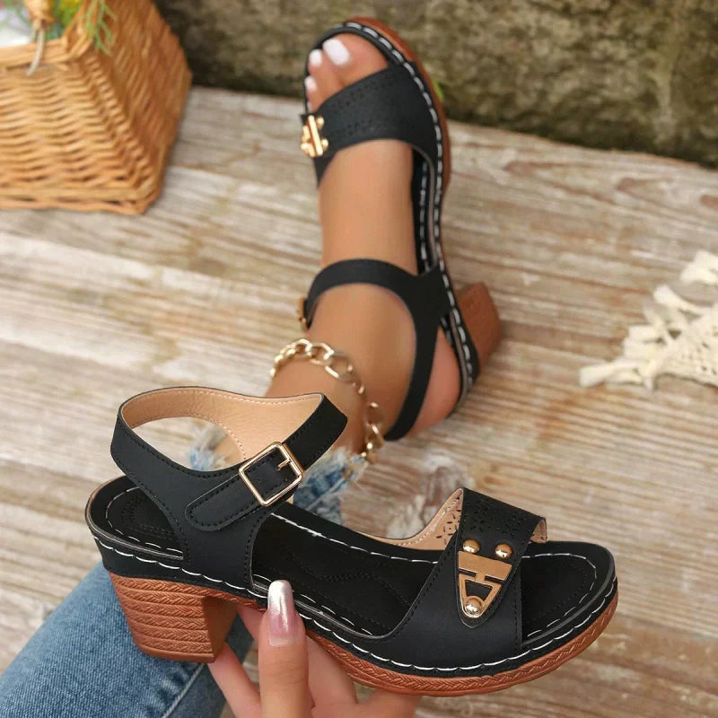 【EU 36-43】👡 Vasaros γυναικεία παπούτσια aukstakulniai sandalai-LT