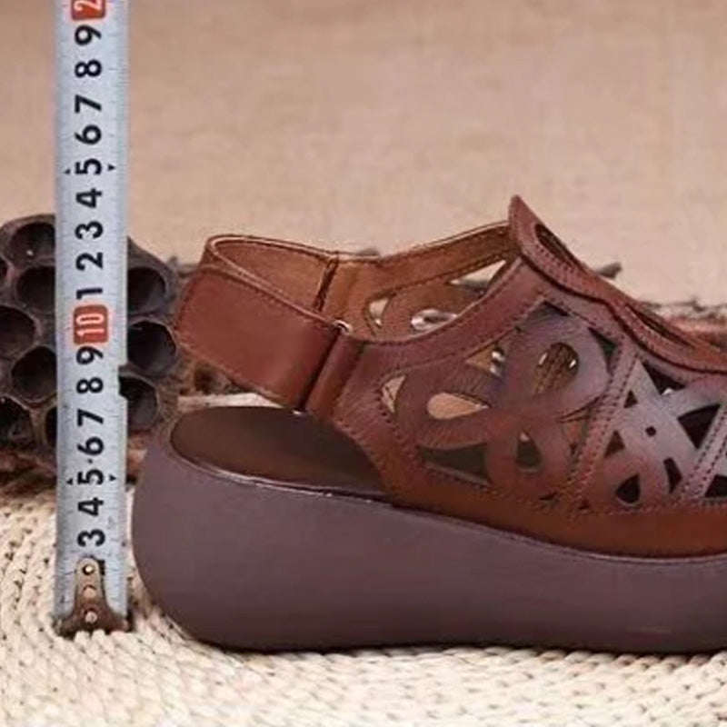 Γυναικείο ελαφρύ casual retro sandalia-GR