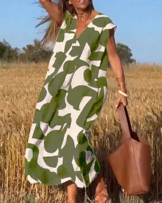 💕Ανδρικό φόρεμα με V-GR ντεκολτέ