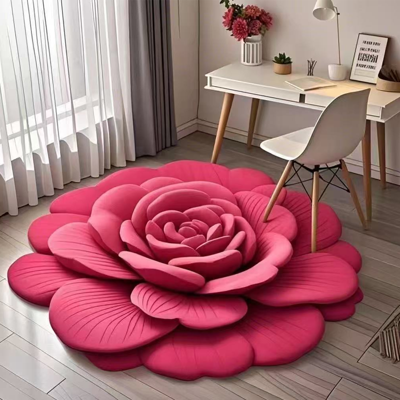 🔥 Καυτές εκπότης🌺 Χαλάκι δαπέδου Floral Λούτρινο και Γη Διατόμων-GR