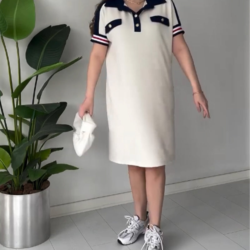 😍Μοντέρνα γυναικεία φορέματα με τα ναμίκια στο πέτο-GR