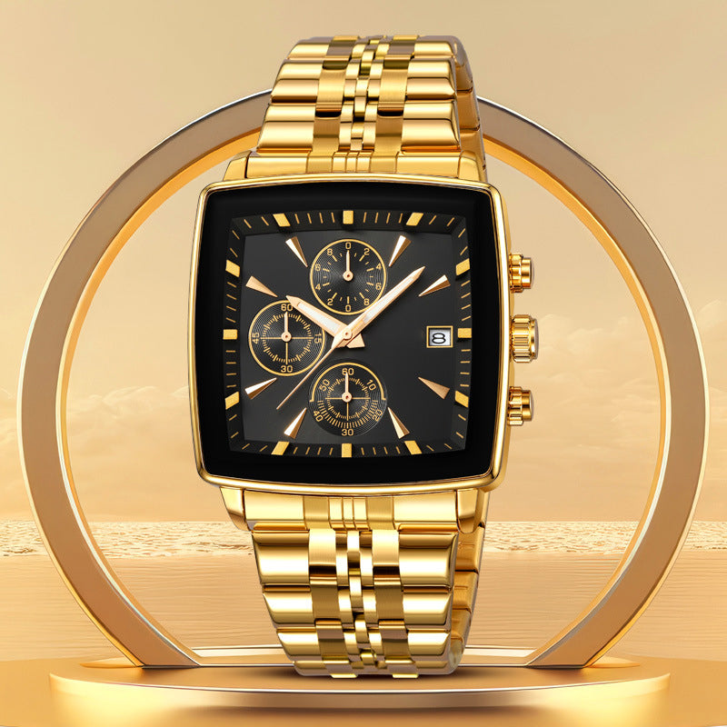 ⌚Daugiafunctis αδιάβροχο quartz laikrodis για άνδρες-LT
