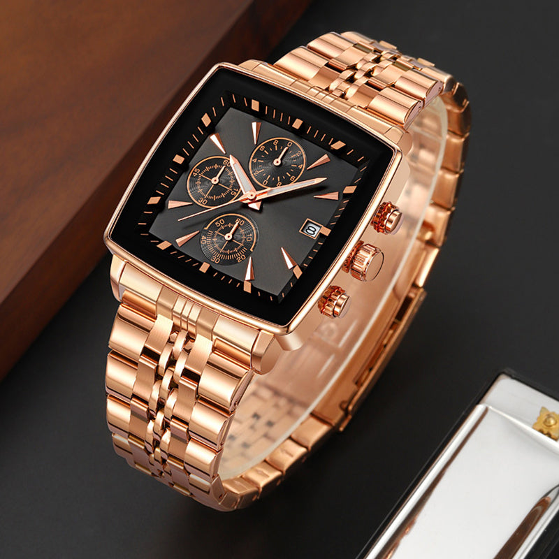 ⌚Daugiafunctis αδιάβροχο quartz laikrodis για άνδρες-LT