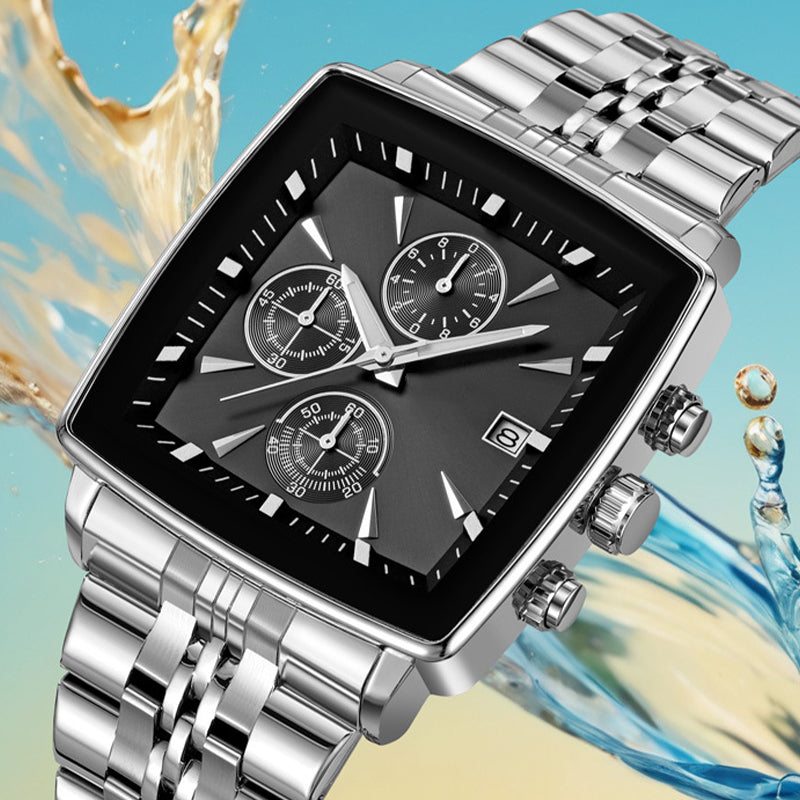 ⌚Daugiafunctis αδιάβροχο quartz laikrodis για άνδρες-LT