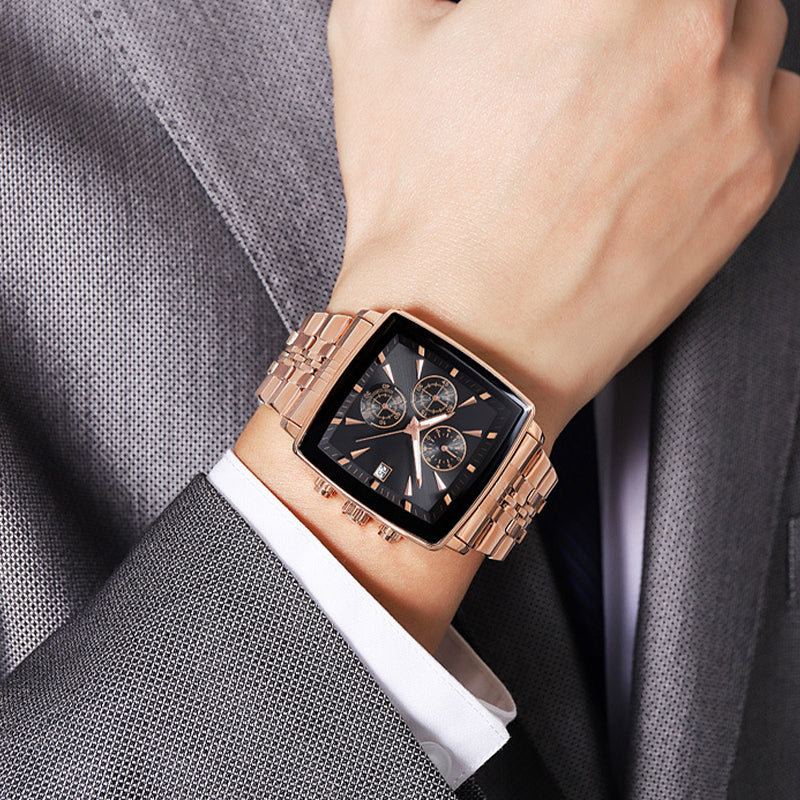 ⌚Daugiafunctis αδιάβροχο quartz laikrodis για άνδρες-LT