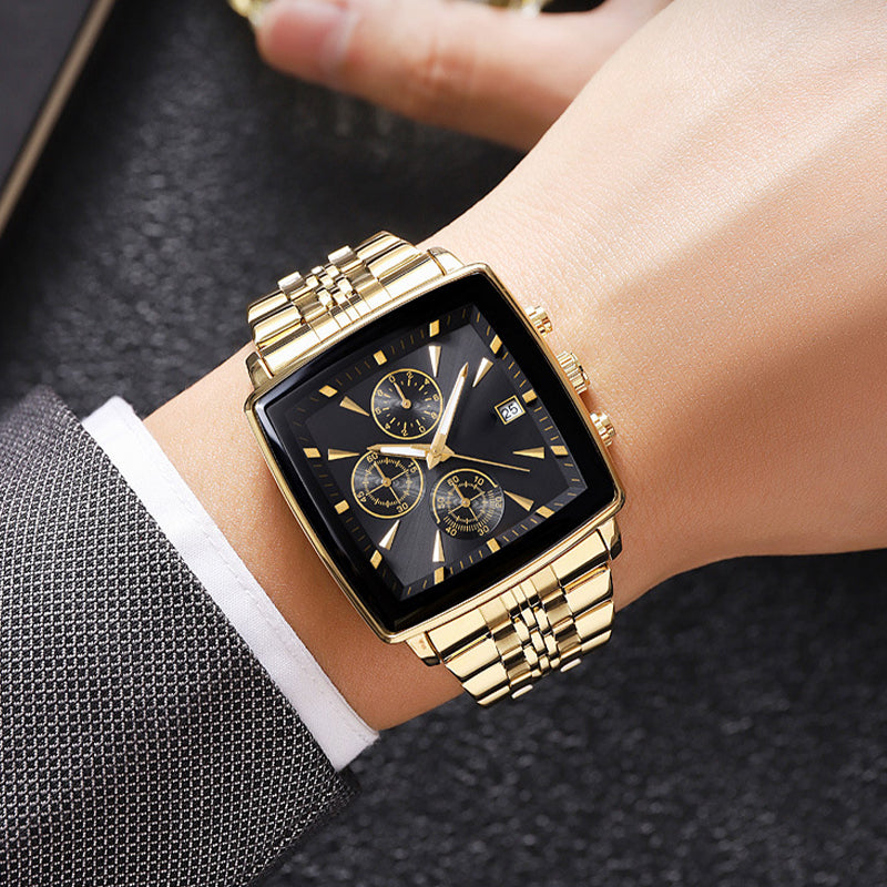 ⌚Daugiafunctis αδιάβροχο quartz laikrodis για άνδρες-LT