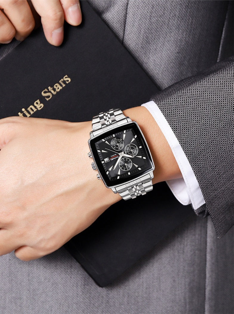 ⌚Daugiafunctis αδιάβροχο quartz laikrodis για άνδρες-LT