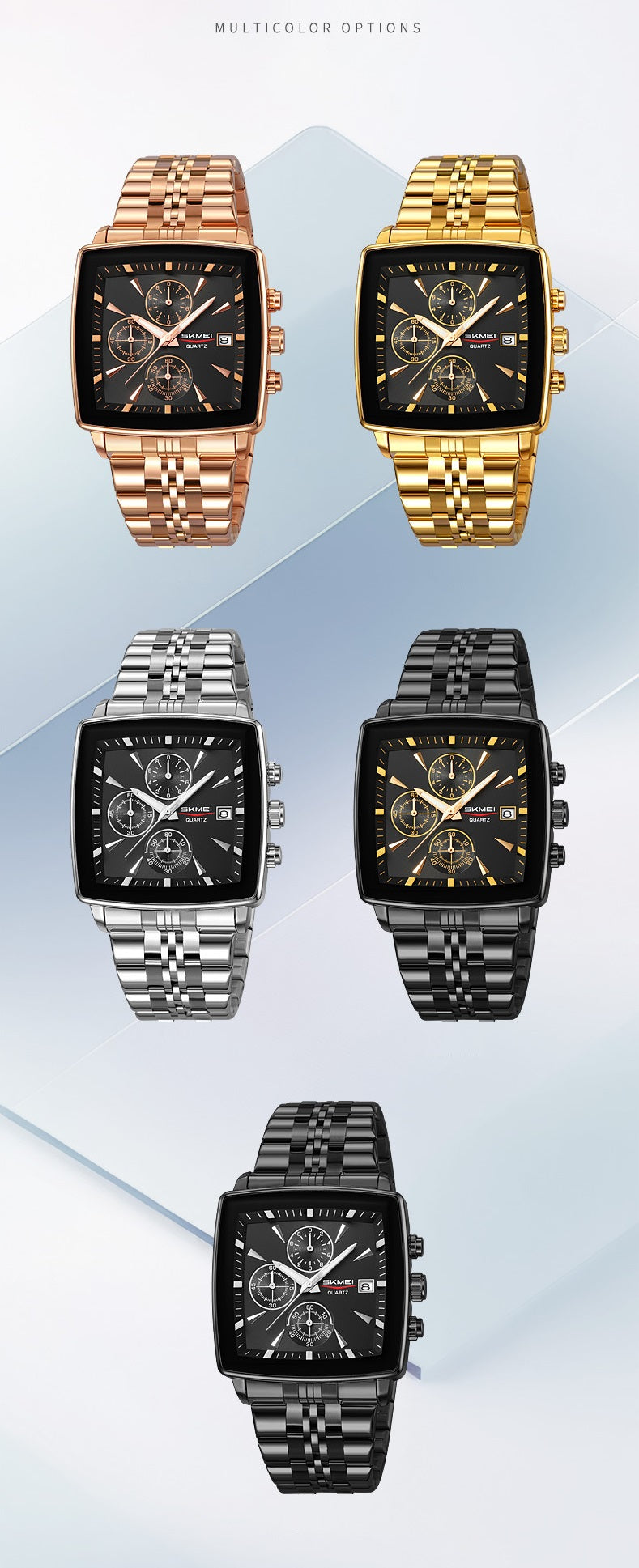 ⌚Daugiafunctis αδιάβροχο quartz laikrodis για άνδρες-LT