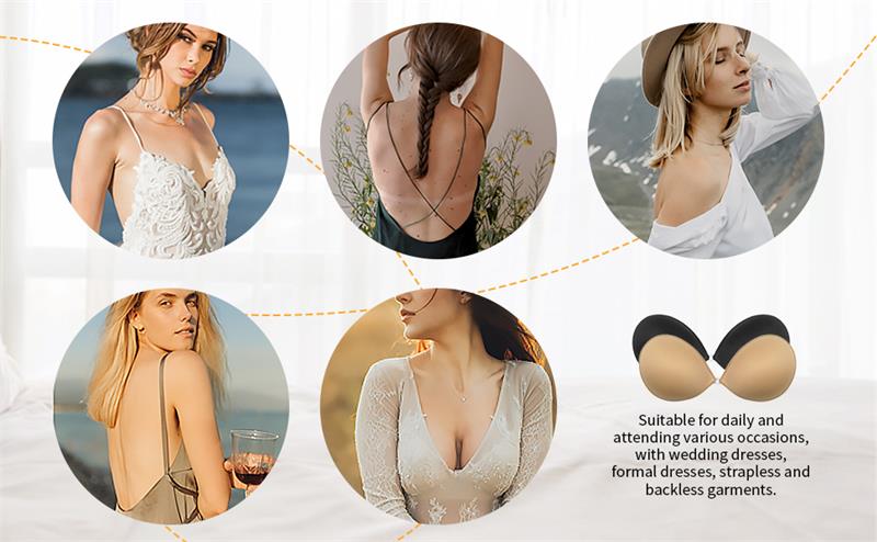 👙 Αόρατο αυτοκόλλητο σουτιέν push-up-GR