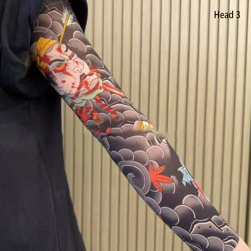 🔥Nauja tendencija ❤️‍🔥 Itin plonos tatuiruotės rašto rankovės nuo saulės-LT