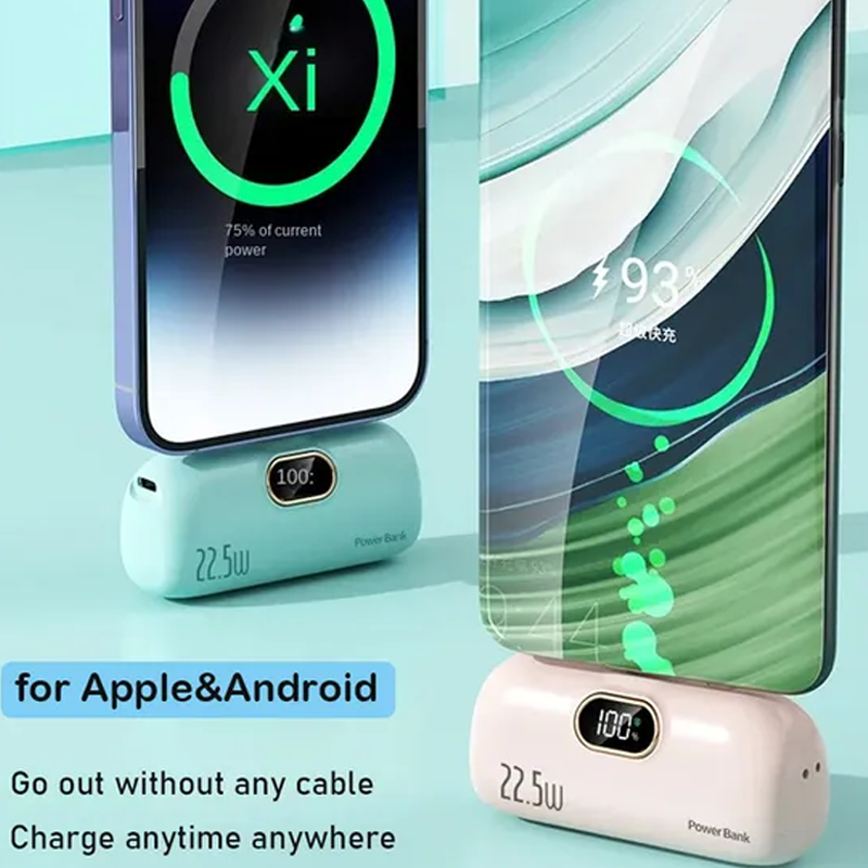 ⏳Poletna razprodaja: 40 % popusta🎉Mini prenosna power bank s 5000 mAh polnilnikom za vaš telefon🔋-SI