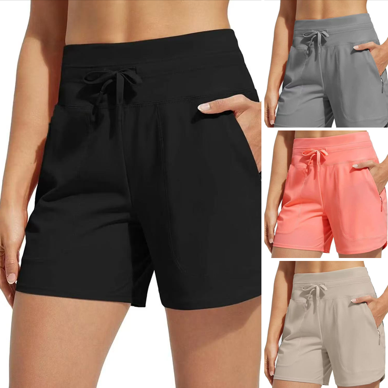 🔥🩳【S-3XL】Moteriški sportiniai šortai su kišenėmis-LT