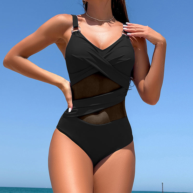 🌊 S-2XL 🩱 Σέξι ολόσωμο μαγιό από διχτυωτό ύφασμα 🏖️-GR