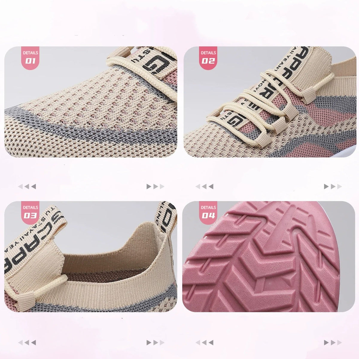 👟Γυναικεία παπούτσια για τρέξιμο με κορδόνια για χαλάρωση - SI