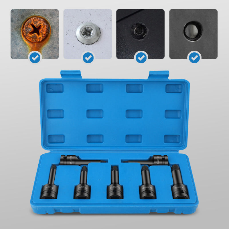 🔥 Komplet za ekstrakcijo poškodovanih izvijačev 👨‍🔧🛠️-SI