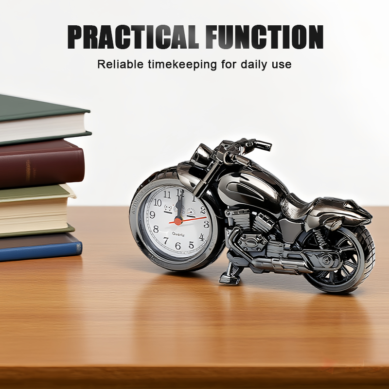 ⏰ Δημιουργικό Ξυπνητήρι Μοτοσικλέτας 🏍️🎁-GR
