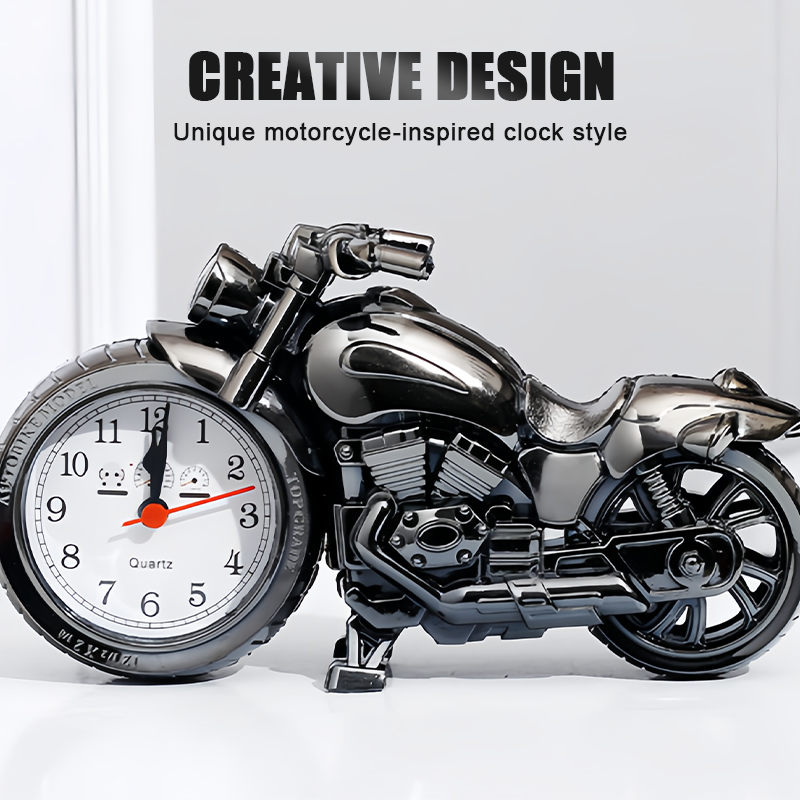 ⏰ Δημιουργικό Ξυπνητήρι Μοτοσικλέτας 🏍️🎁-GR