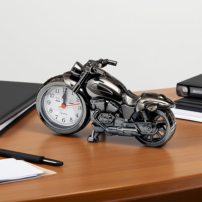 ⏰ Δημιουργικό Ξυπνητήρι Μοτοσικλέτας 🏍️🎁-GR