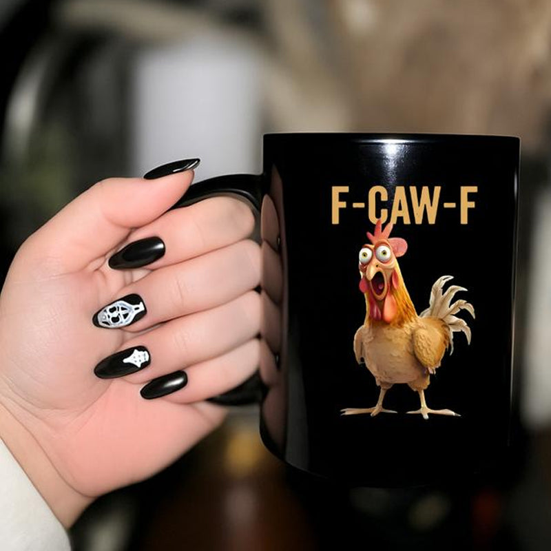 F-Caw-F Juokingo Vištienos Puodelis-LT
