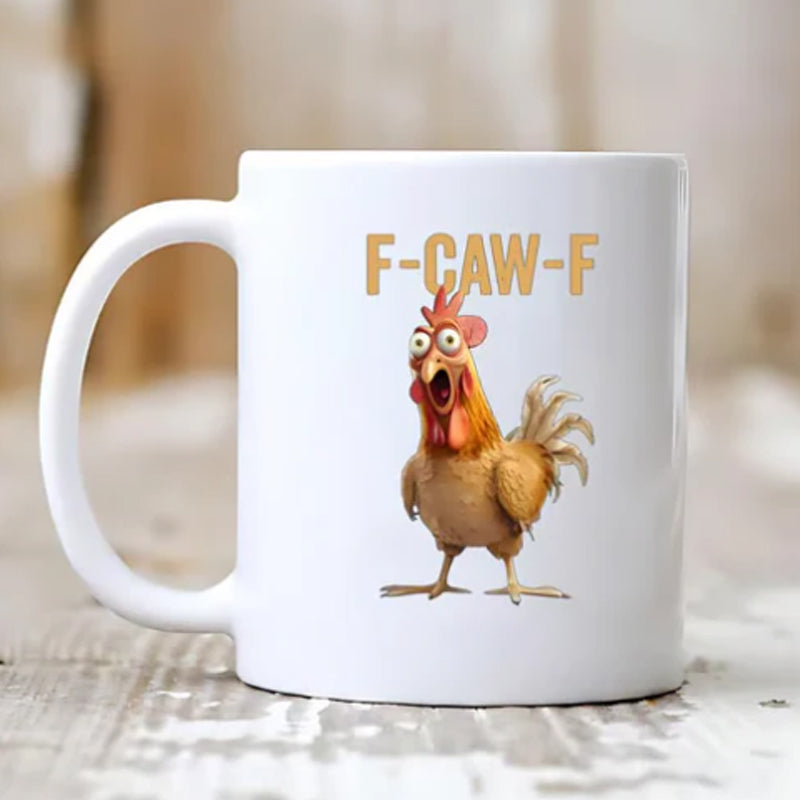 F-Caw-F Juokingo Vištienos Puodelis-LT