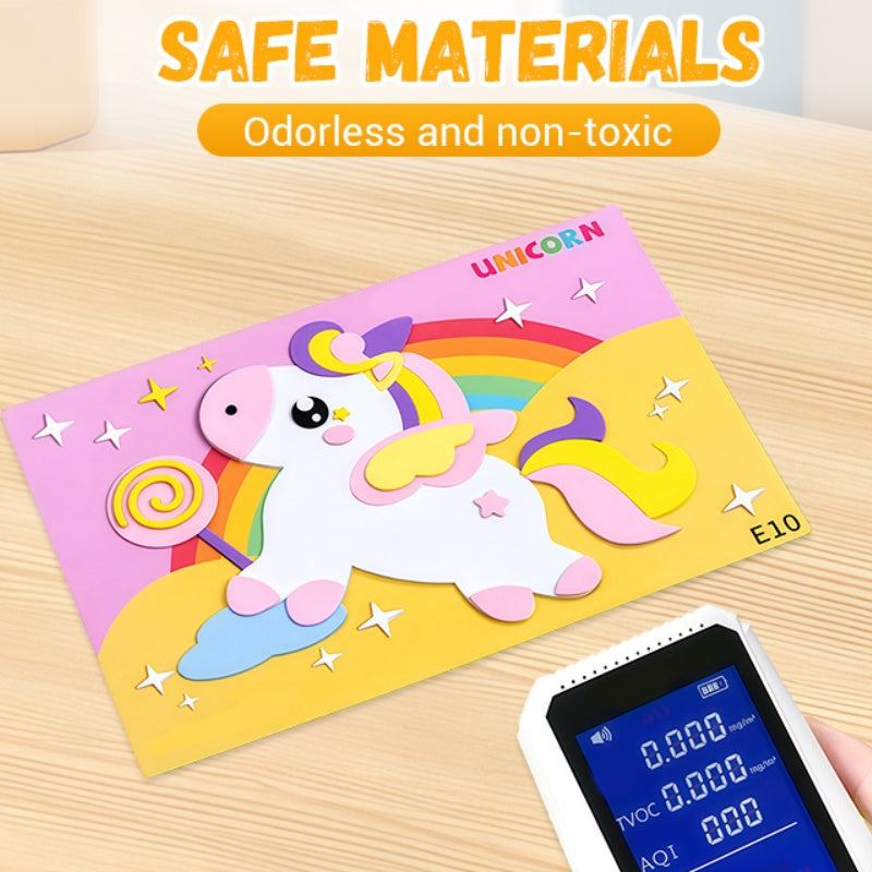 🧩🎨Naredi sam 3D nalepke iz EVA za otroke🎁-SI
