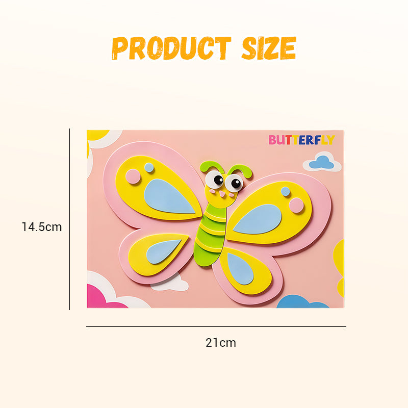 🧩🎨Naredi sam 3D nalepke iz EVA za otroke🎁-SI
