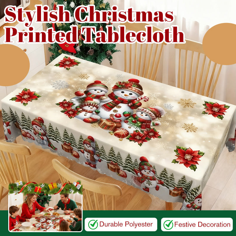 Eleganten prt z božičnim potiskom-SI