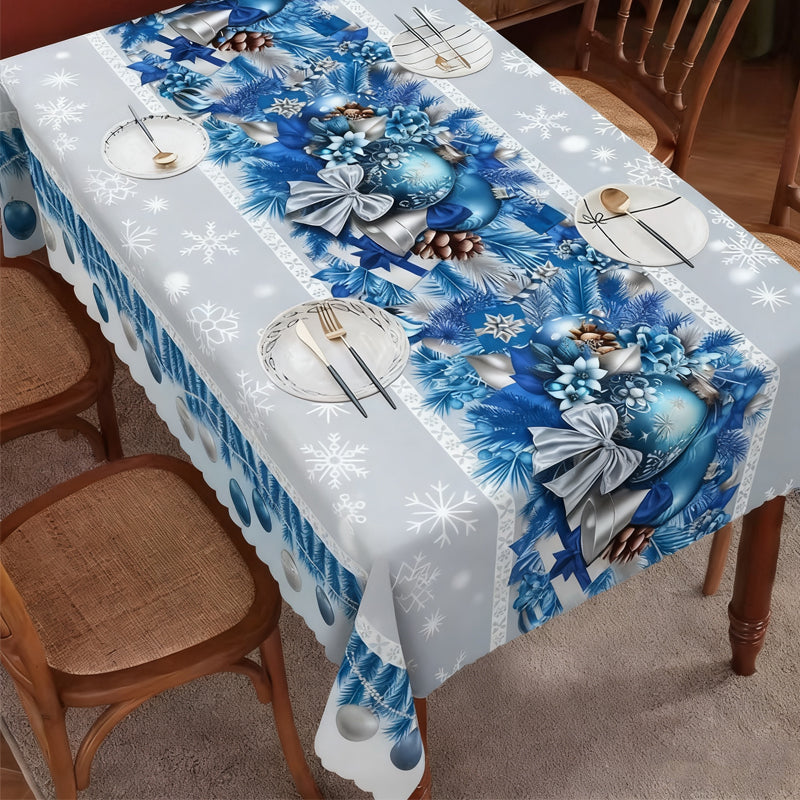 Eleganten prt z božičnim potiskom-SI