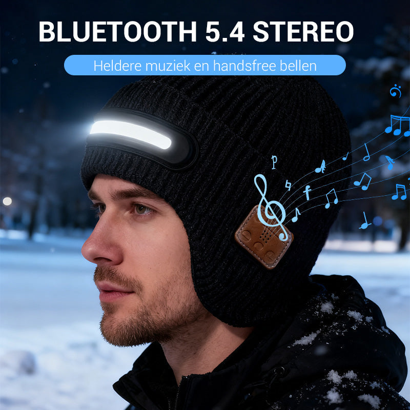 Polnilna LED kapa z Bluetoothom-SI