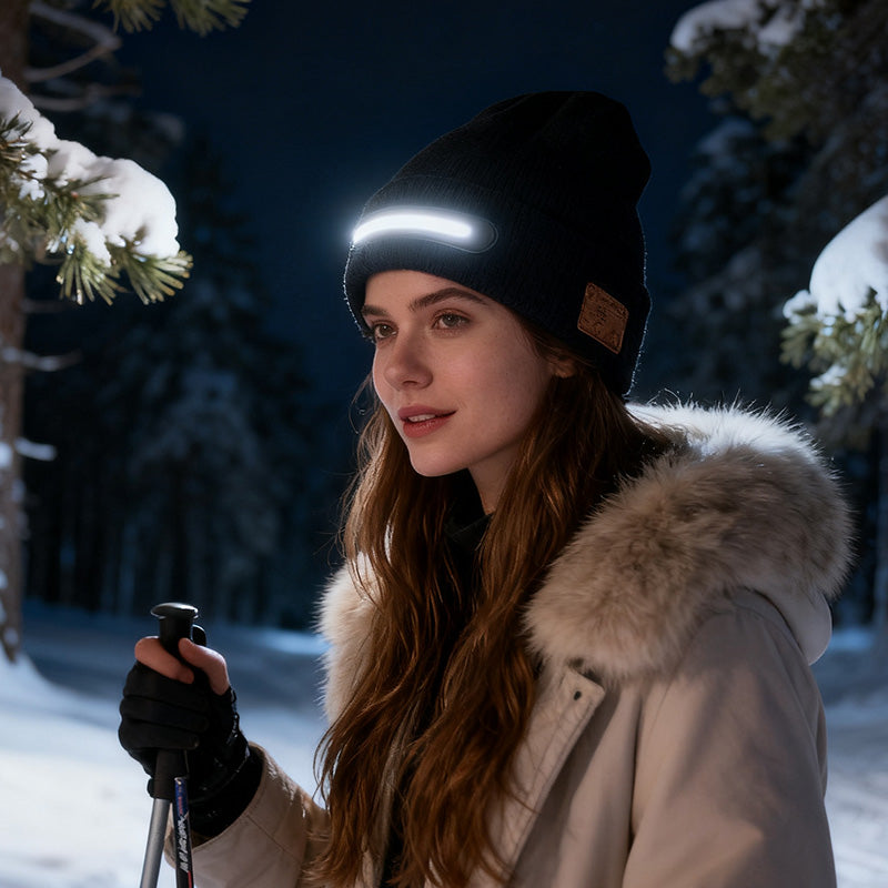 Polnilna LED kapa z Bluetoothom-SI