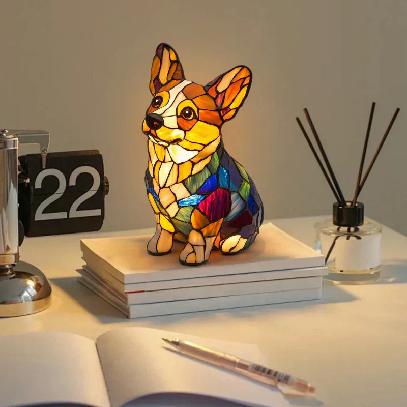 LED svetilka v obliki živalske figurice v kontrastnih barvah-SI