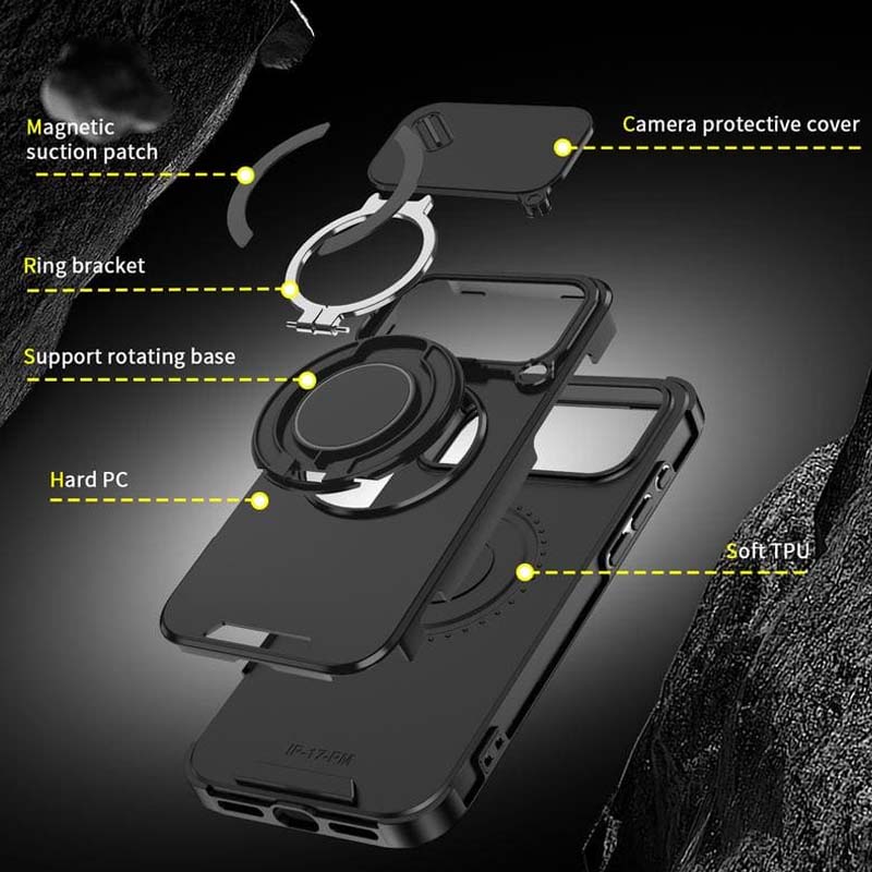 🔥Magnetni ovitek za telefon s stojalom za iPhone✨-SI