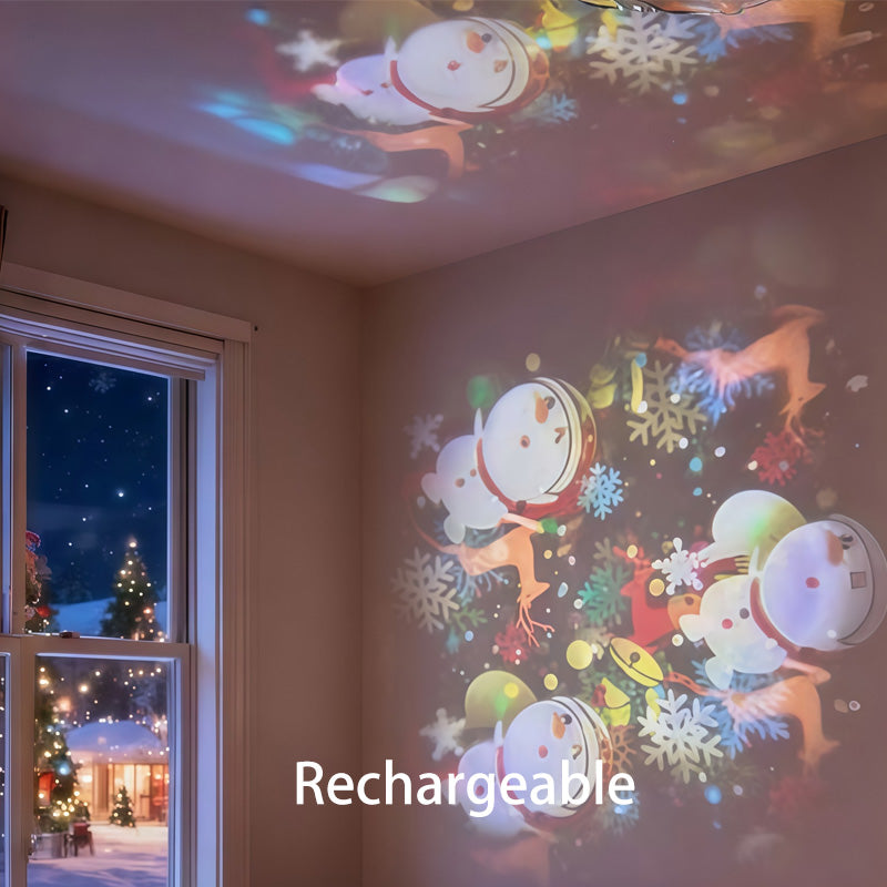 ✨Δυναμική περιστρεφόμενη λάμπα προβολέα LED-GR