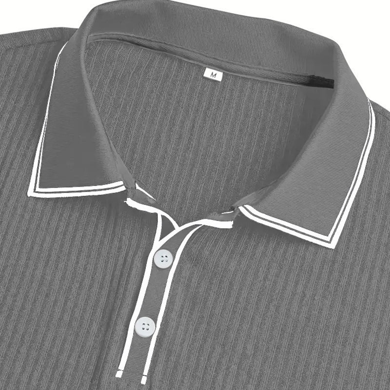 👕 Somrig Ohlapna srajca s kratkimi rokavi in prešito podlogo – zračen bombaž, moderna linija, idealna za sproščujoče dni 🏖️-SI