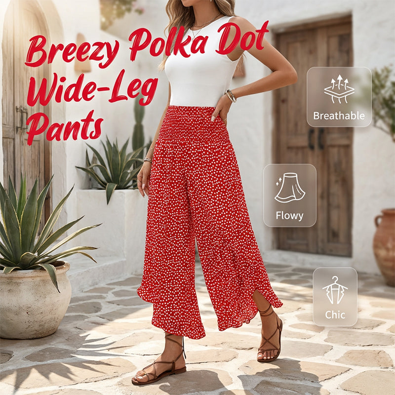 🔥 🔥 Ohlapne ženske hlače z visokim pasom - oprijete, udobne in elegantne-SI
