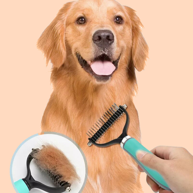 😺🐶1+1 δώρο🧹 Χτένα διπλής όψης για γάτες και σκύλους🐾-GR