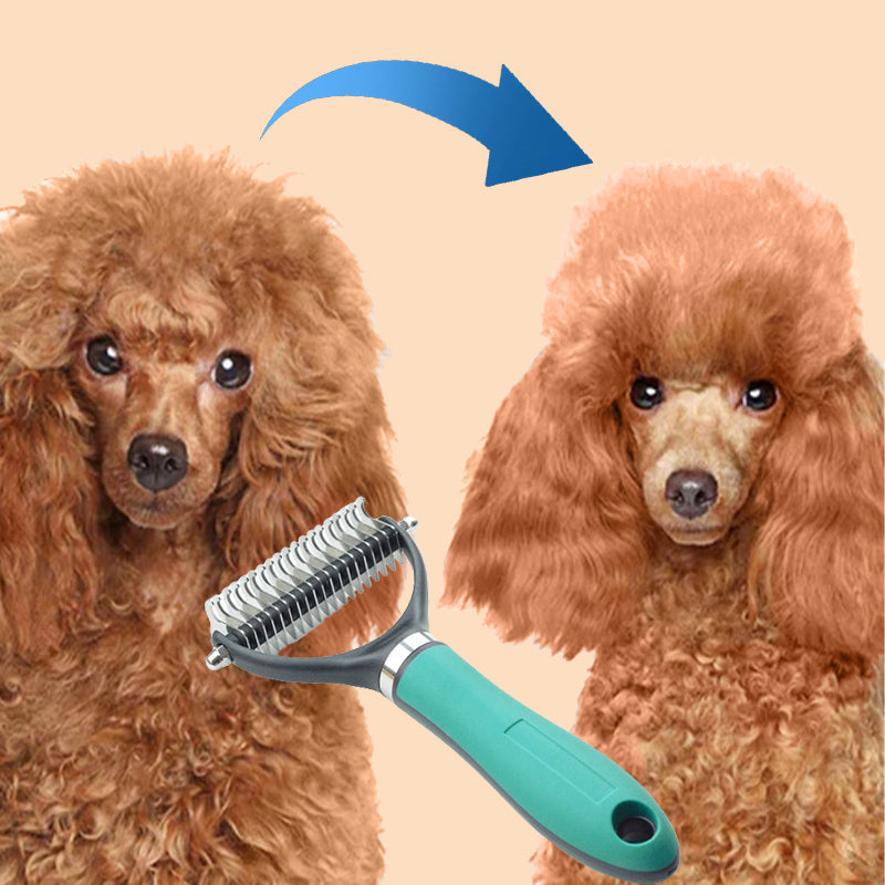 😺🐶1+1 gratis🧹 Dvostranski glavnik za mačke in pse🐾-SI