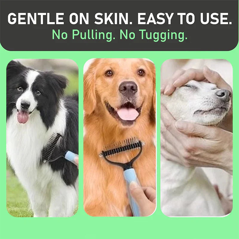😺🐶1+1 gratis🧹 Dvostranski glavnik za mačke in pse🐾-SI