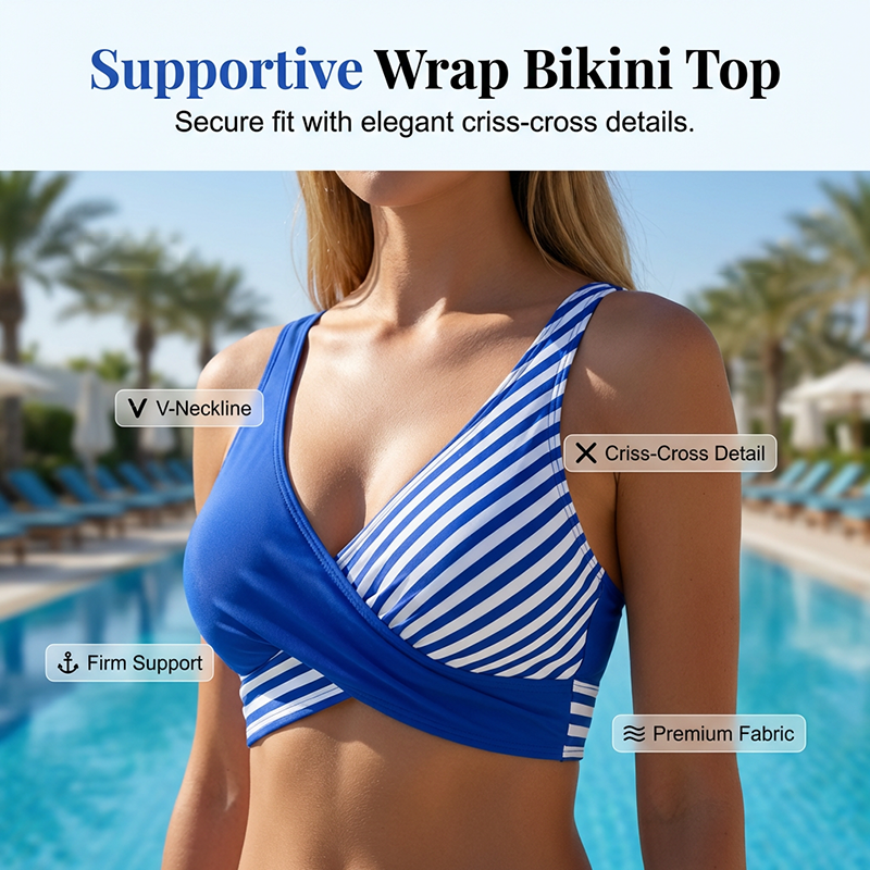 👙 Colorblock Bikini S-3XL: Κομψό και καλαίσθητο μαγιό δύο τεμαχίων 🌊-GR
