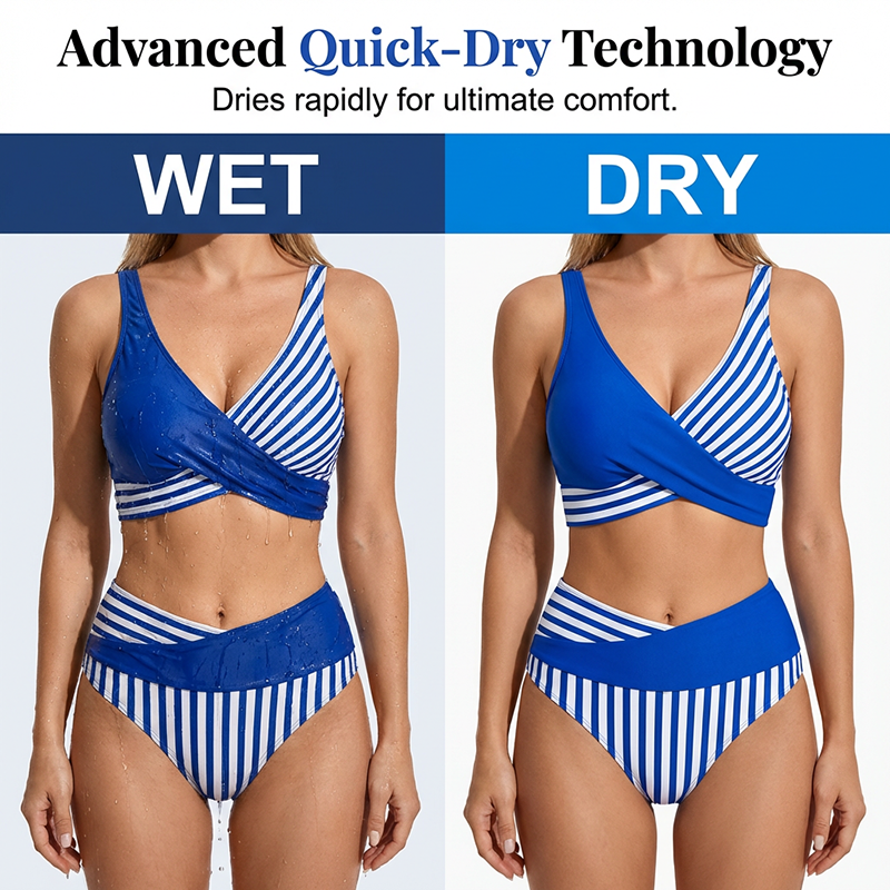 👙 Colorblock Bikini S-3XL: Κομψό και καλαίσθητο μαγιό δύο τεμαχίων 🌊-GR