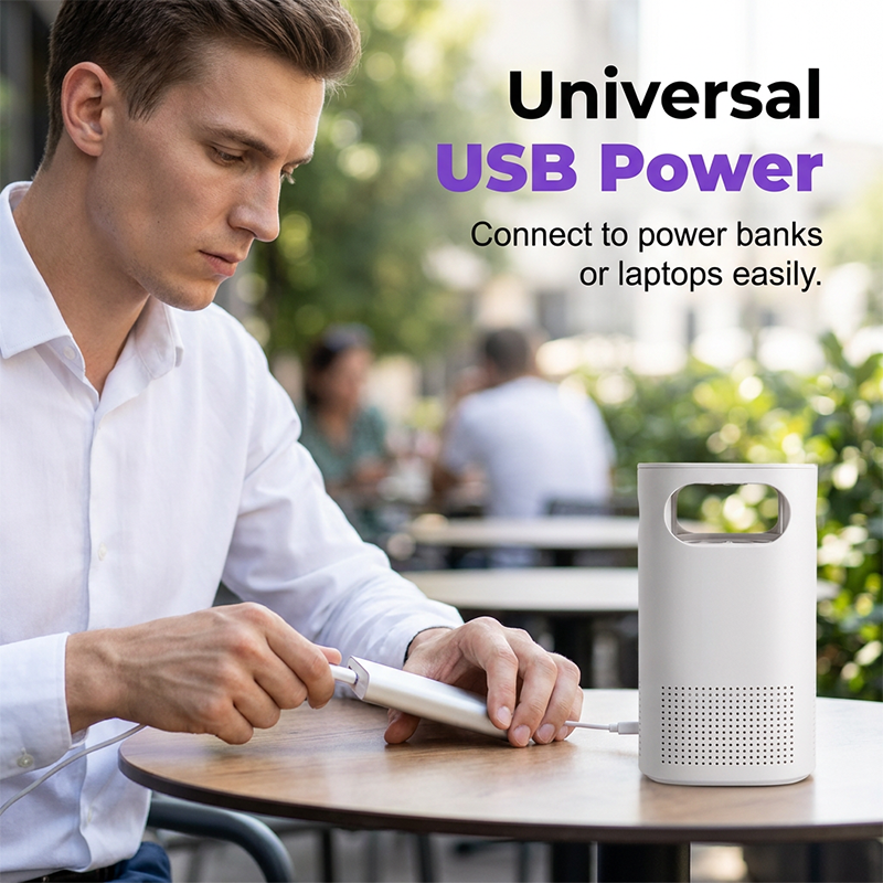 💡 USB LED svetilka proti komarjem: Zaščita brez kemikalij – Na zalogi! 🦟-SI