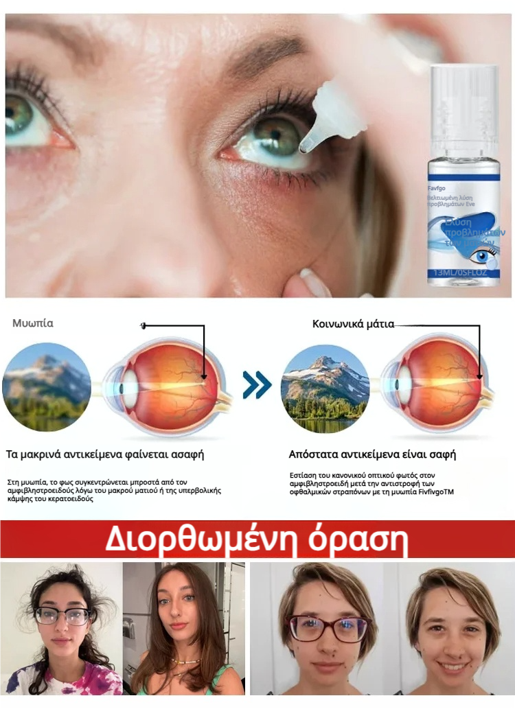 Οφθαλμικές σταγόνες για διόρθωση της φωνής 