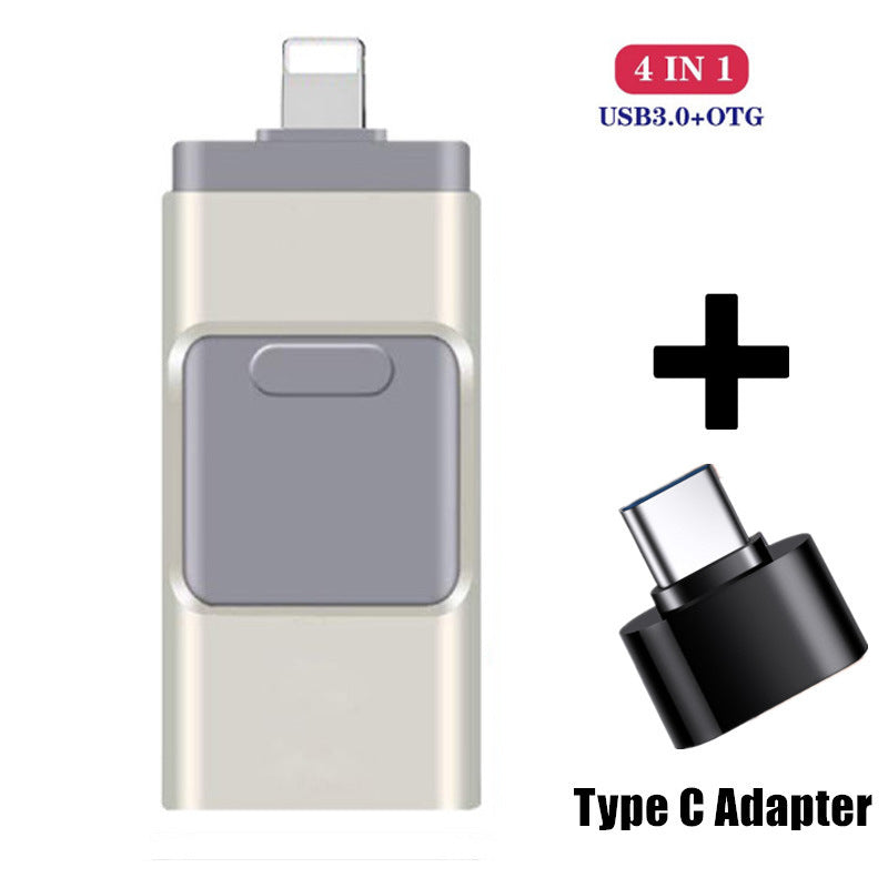 „Keturi viename“ sparti USB atmintinė skirta „iPhone“, „iPad“, „Android“, asmeniniam kompiuteriui ir kt. 16-128 metų 