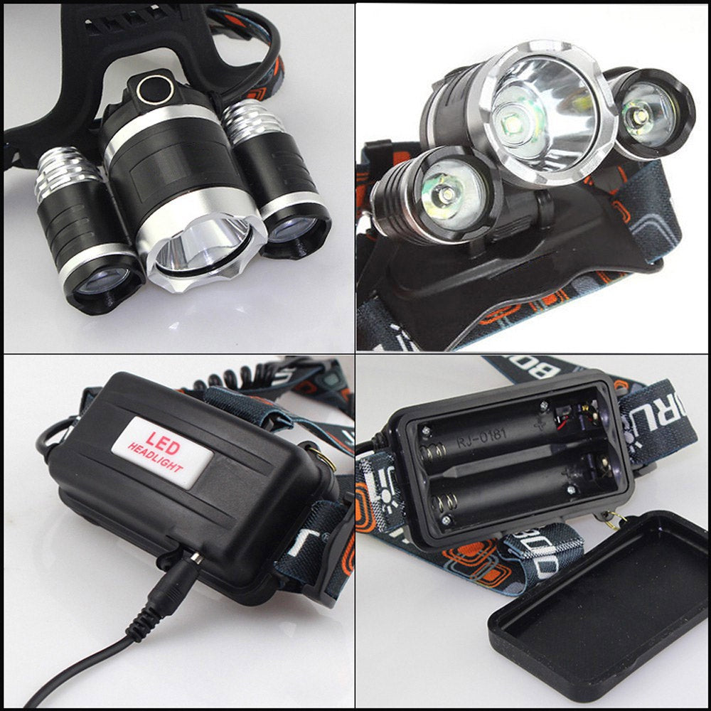 Priekinis žibintas - 3X CREE T6